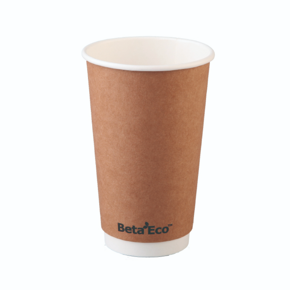 Kraft Smooth Double Wall 16oz Coffee Cup (⌀90mm)