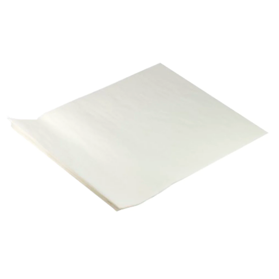 White 410x330mm (1/2 Cut) Greaseproof Baking Paper Sheets