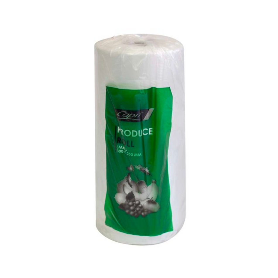 Clear Produce Bags Roll Small 380x250mm