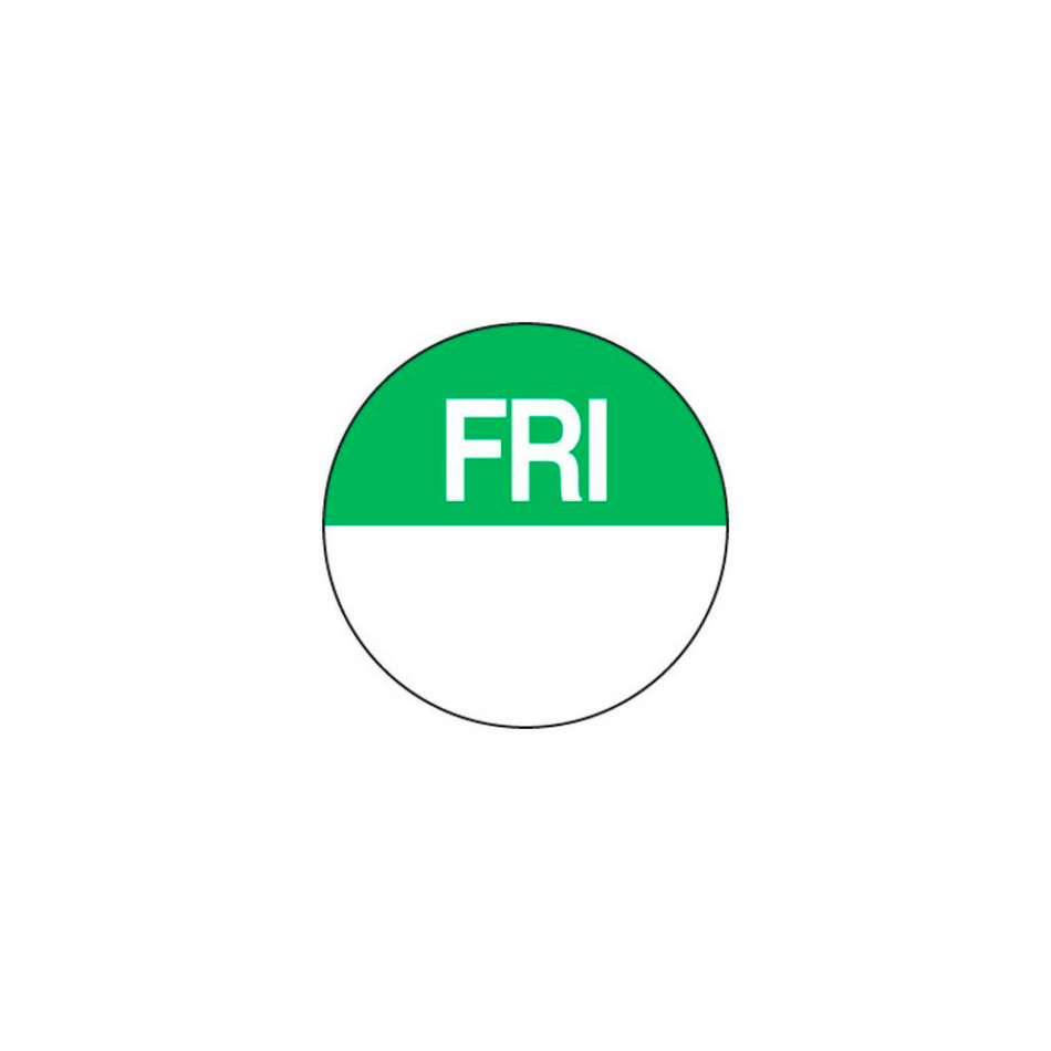Removable Circle 24mm Friday Food Labels