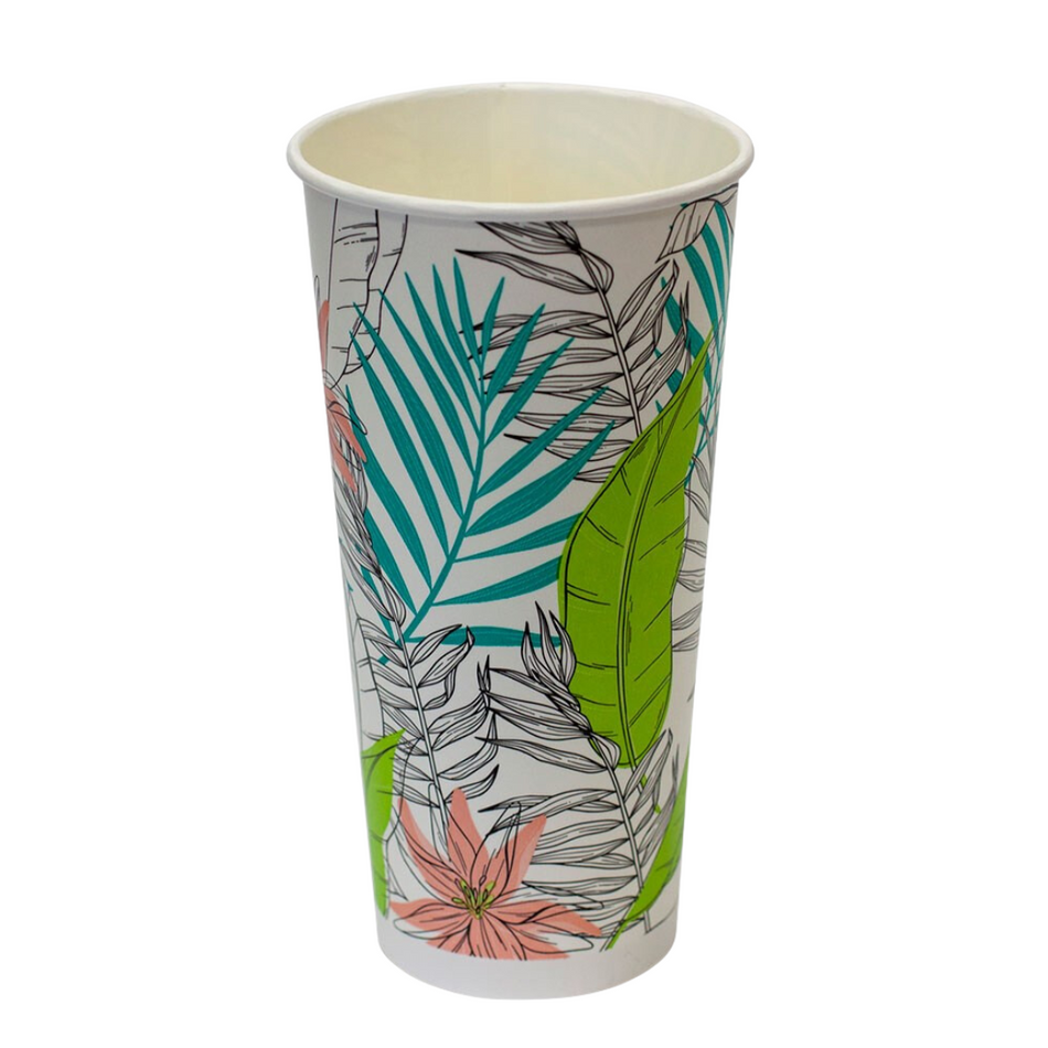 Multicolour Milkshake 22oz Cold Paper Cup (⌀90mm)