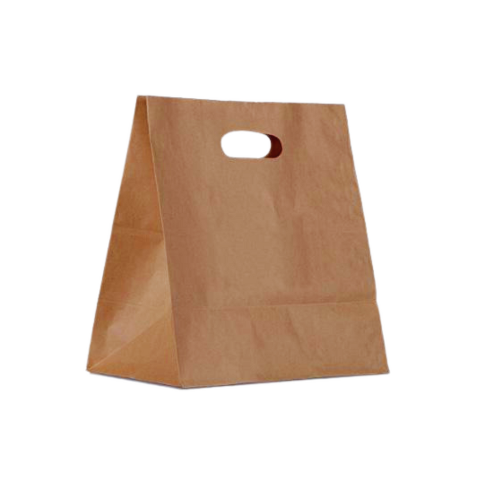 Kraft Die-Cut Handle Paper Bag 280x275x150mm