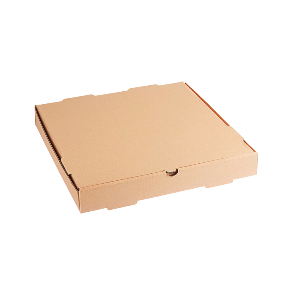 Pizza Box Plain Kraft Brown 12"