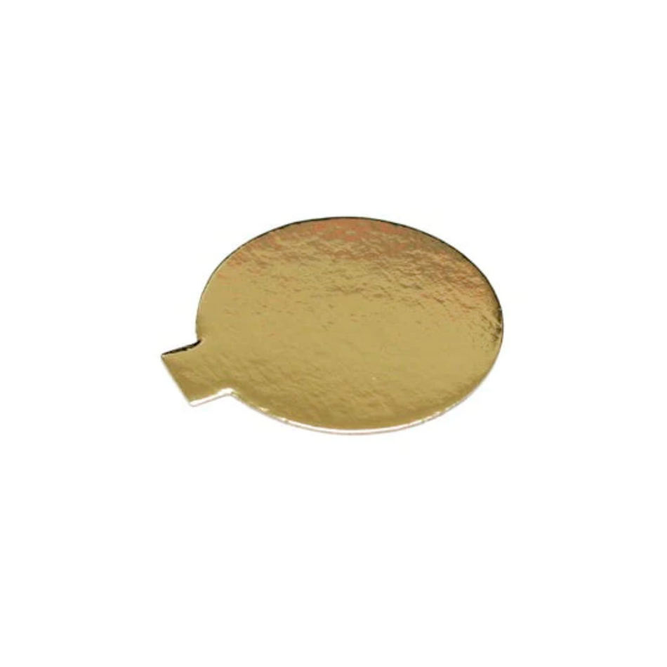 Round Gold Foiled 80mm Dessert Board