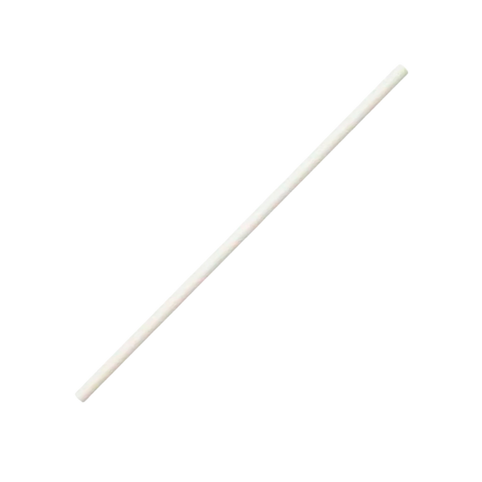 Regular White 200x6mm Paper Eco-Straws