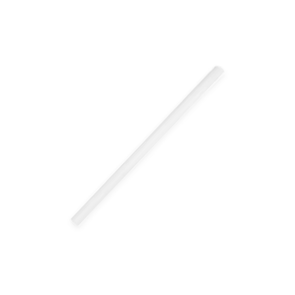 Cocktail White 135x6mm Paper Straws