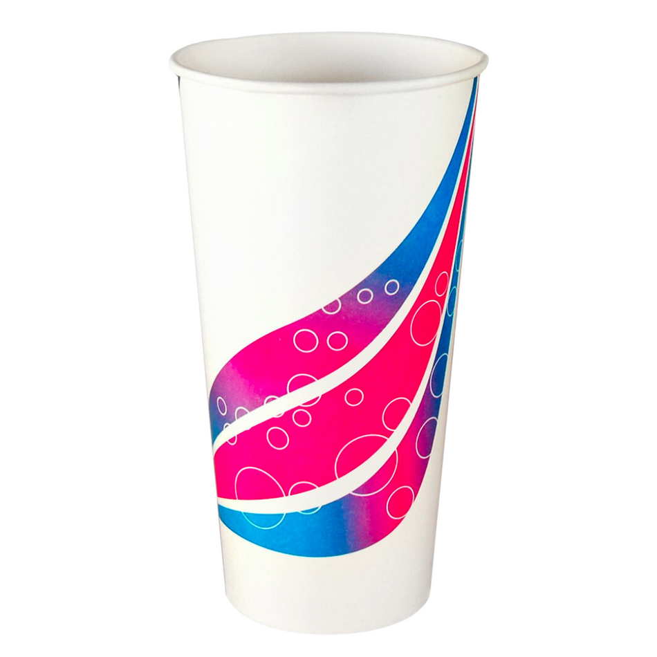 Coloured Milkshake 24oz Paper Cup (100mm)