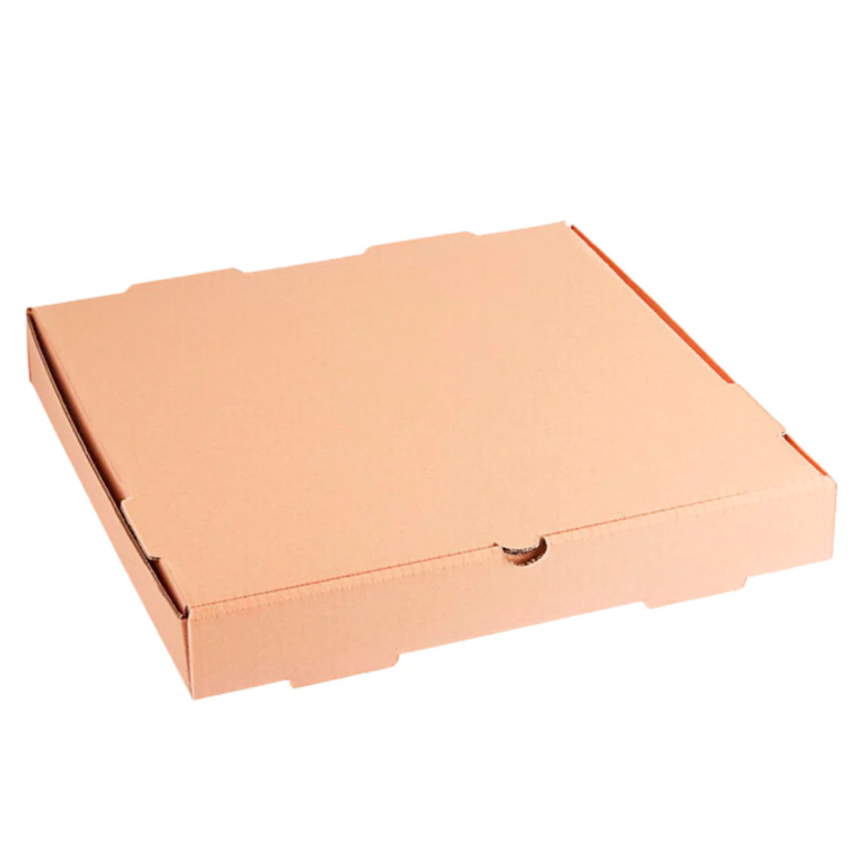 Pizza Box Plain Kraft Brown 15"