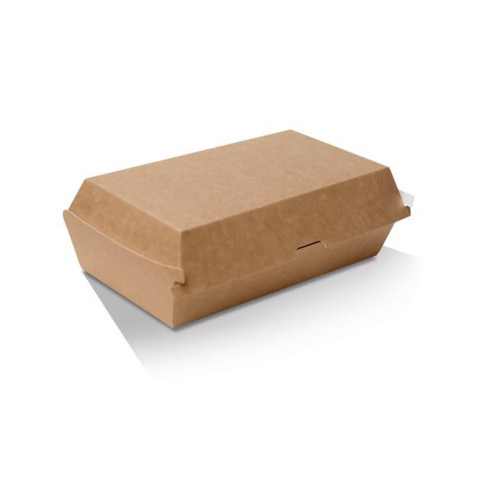 Kraft Board Large Snack Takeaway Box 205x106x76mm