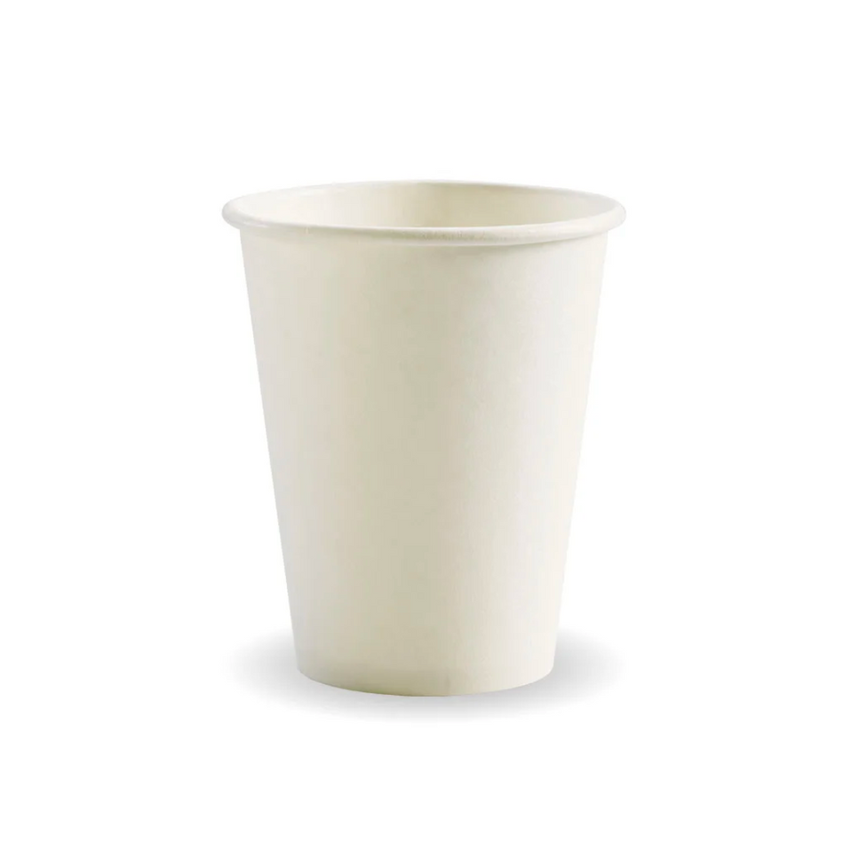 White Single Wall 280ml BioCup (⌀80mm)