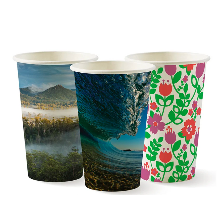 Art Series Single Wall 350ml BioCup (80mm)