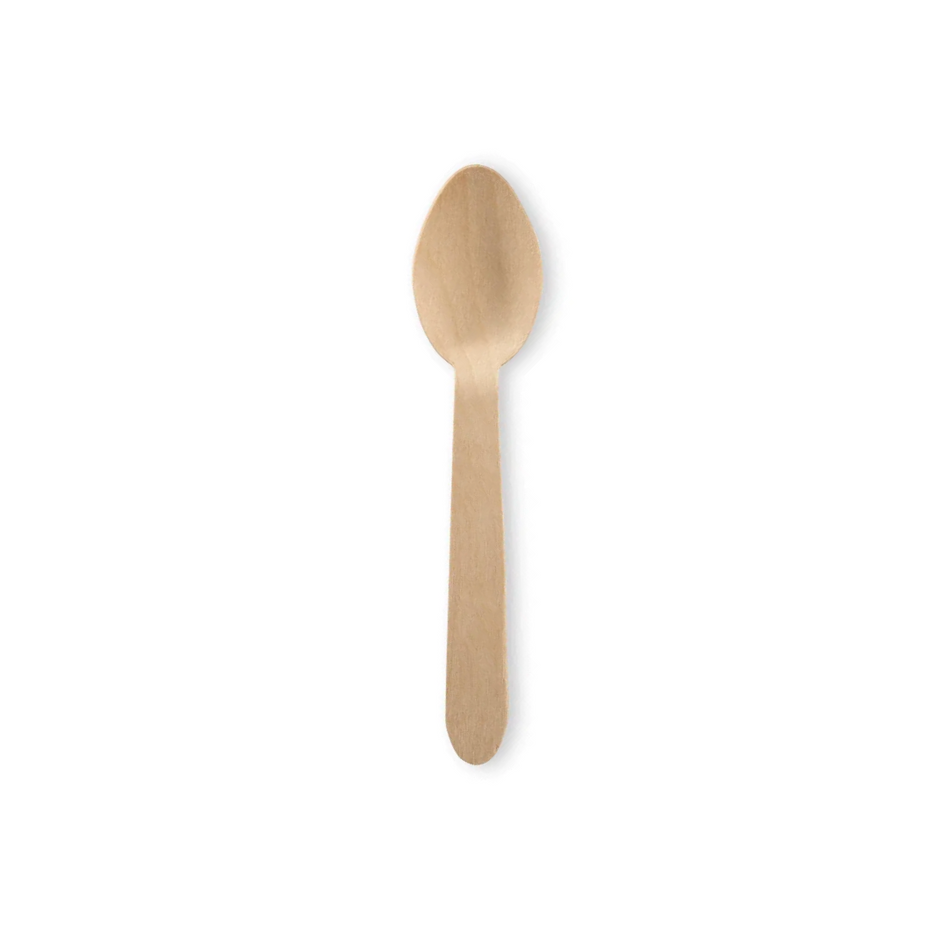 Wooden BioCutlery Unbranded 10cm Tea Spoon