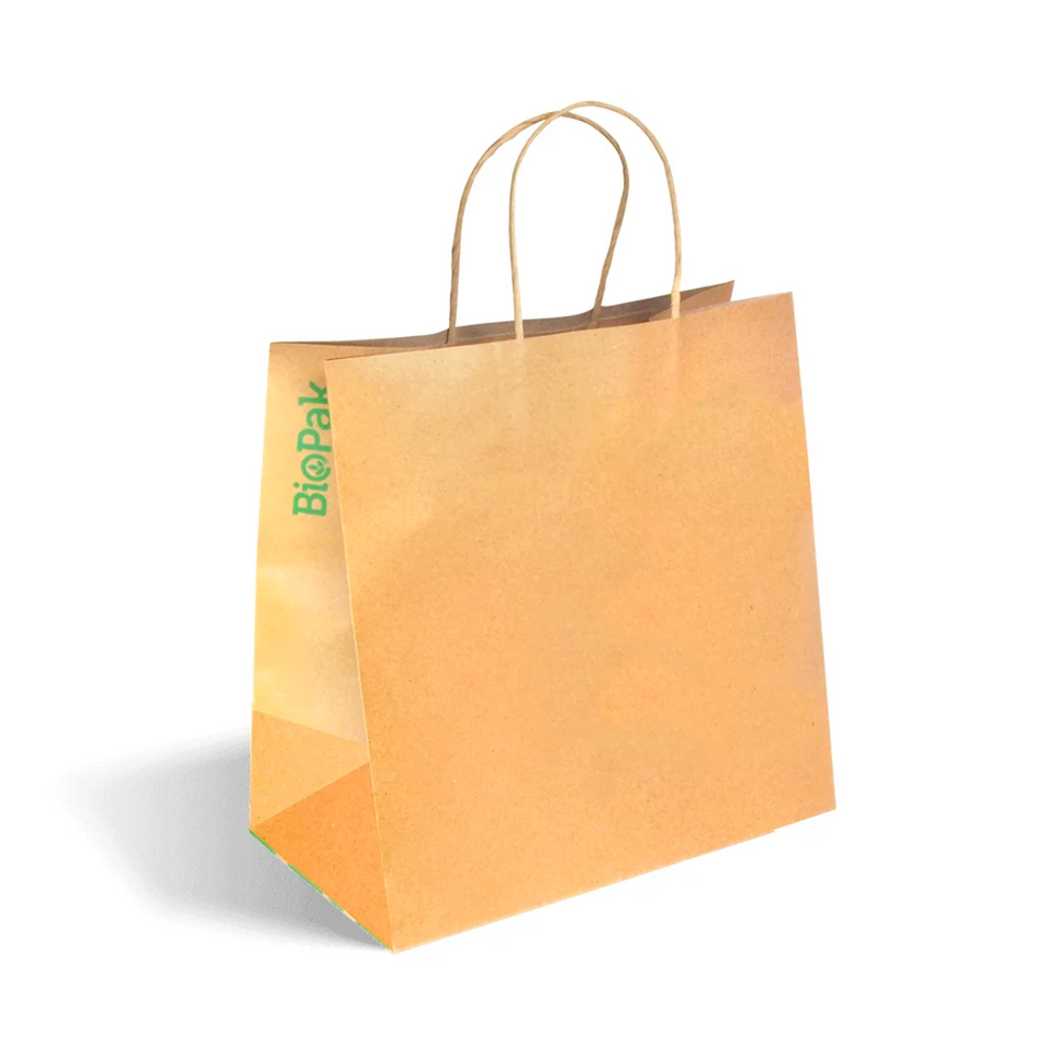 Kraft Twist Handle Large Paper Bag 300x305x170mm