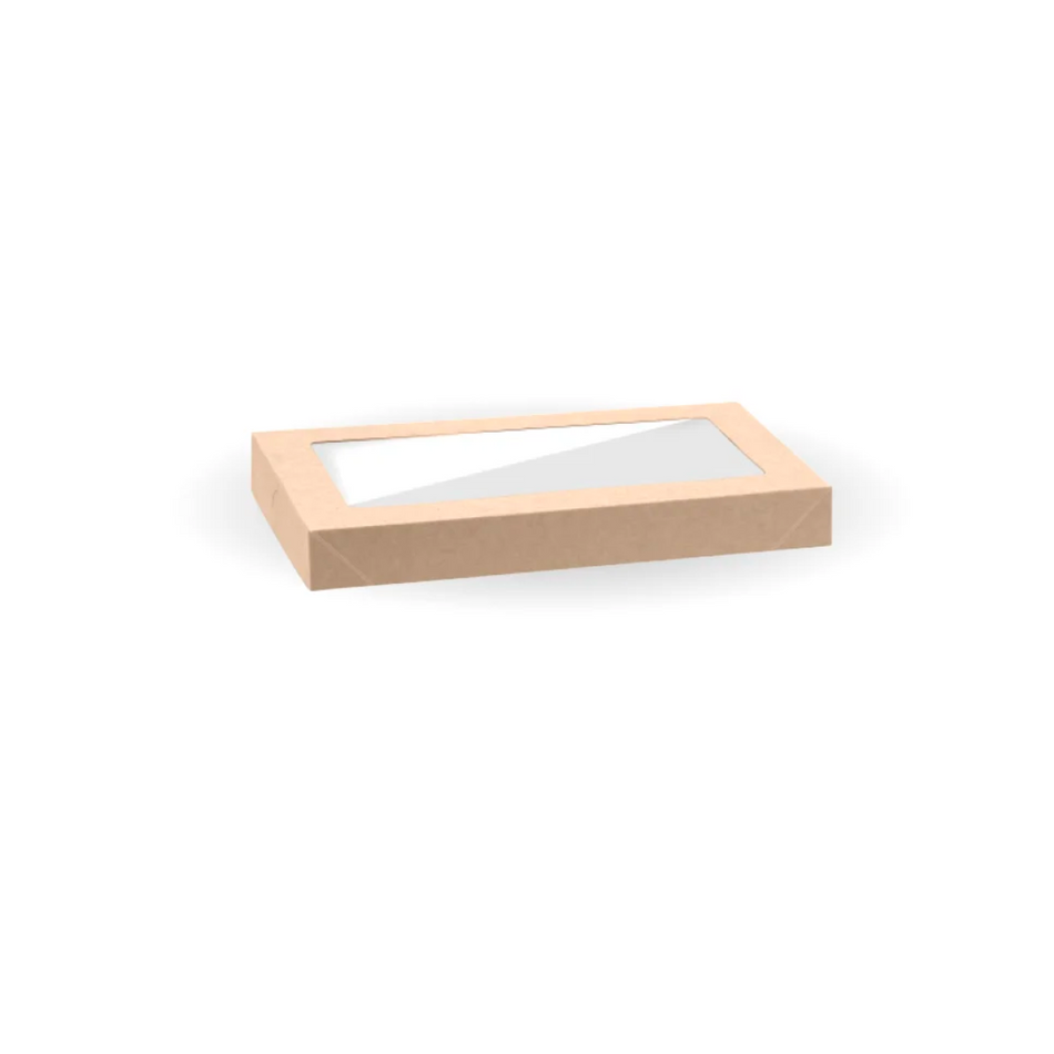 BioBoard Catering X-Small Tray PLA Window Lid 258x155x30mm