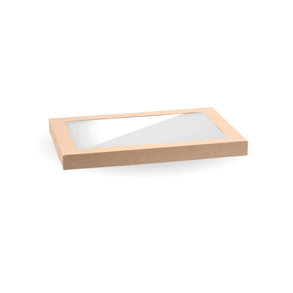 BioBoard Catering Medium Tray PLA Window Lid 364x255x30mm