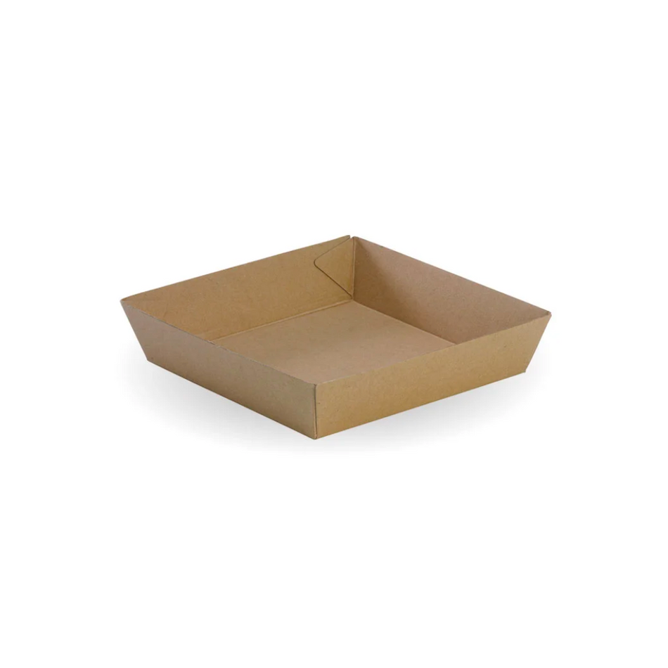 BioBoard Takeaway Small Tray 178x178x45mm