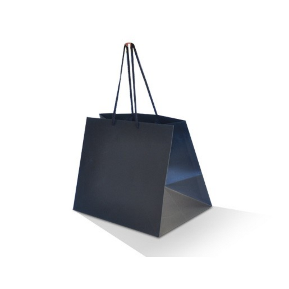 Black Deluxe Takeaway Paper Bag 280x340x230mm