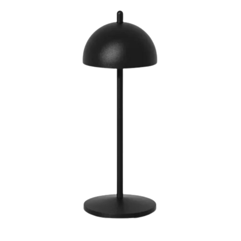 Matte Black Fiore 300mm Cordless LED Lamp