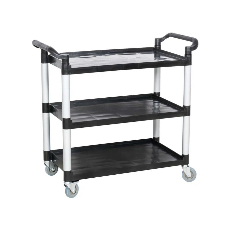 Black Large 3 Tier Trolley