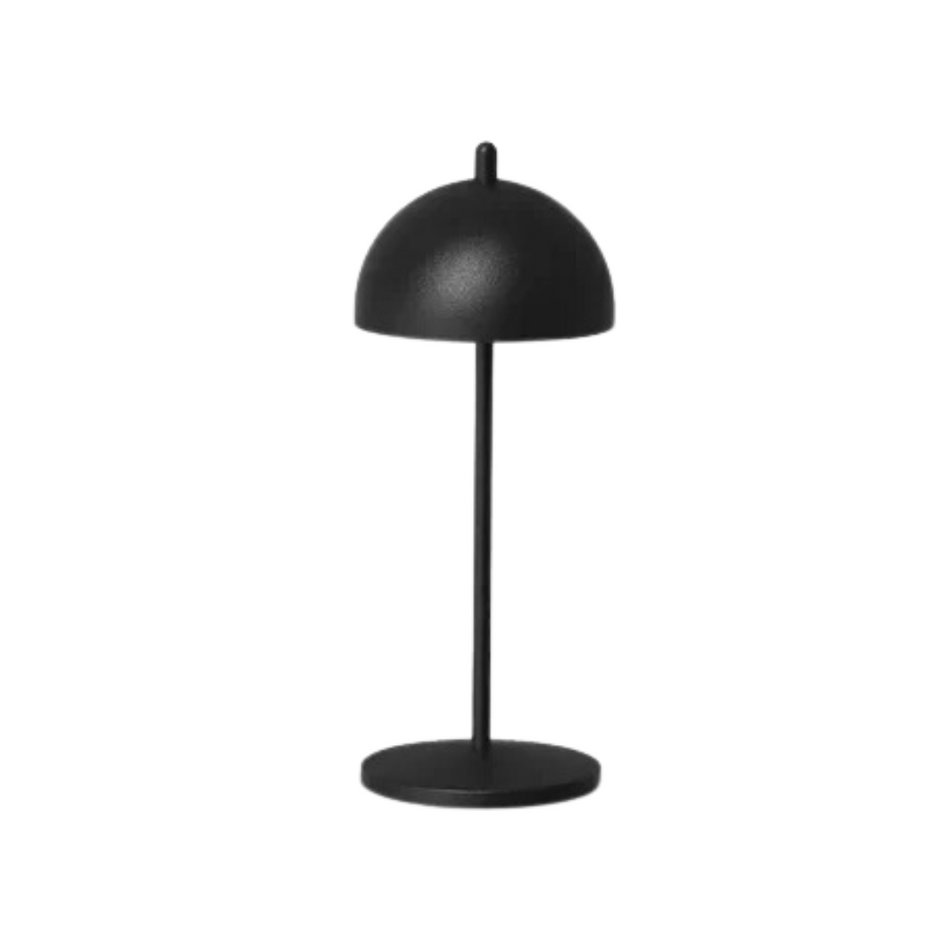 Matte Black Micro Fiore 200mm Cordless LED Lamp