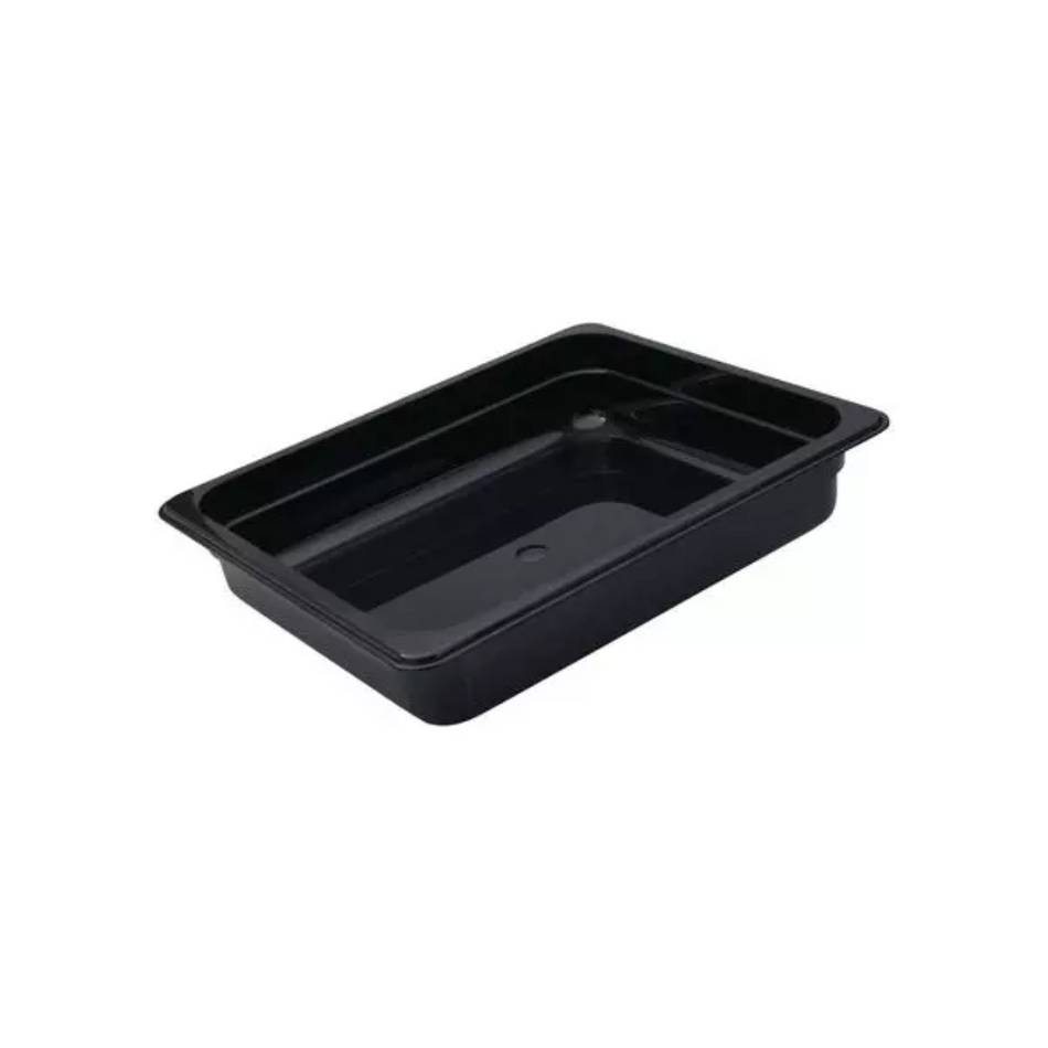 Black Polycarbonate 5.96L 1/2 Food Pan