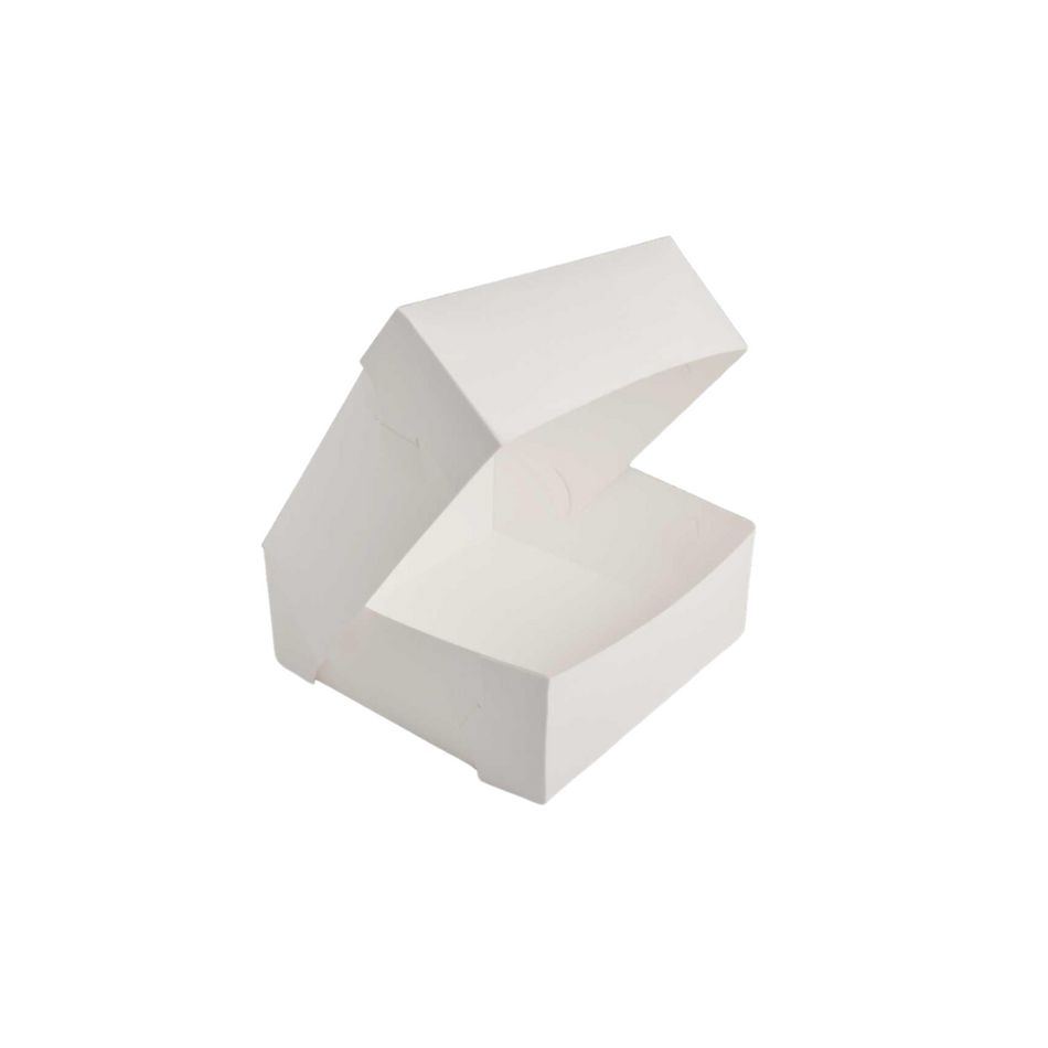 White Premium Cake Box 4x4x3"