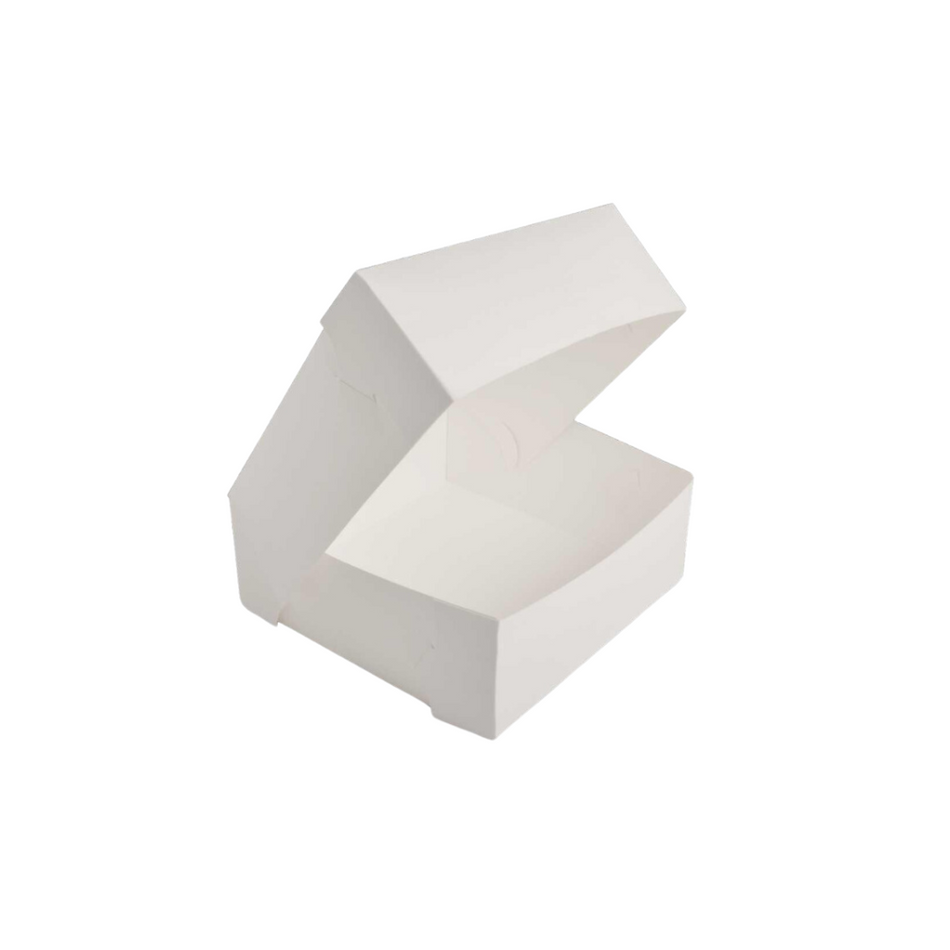 White Premium Cake Box 6x6x4"