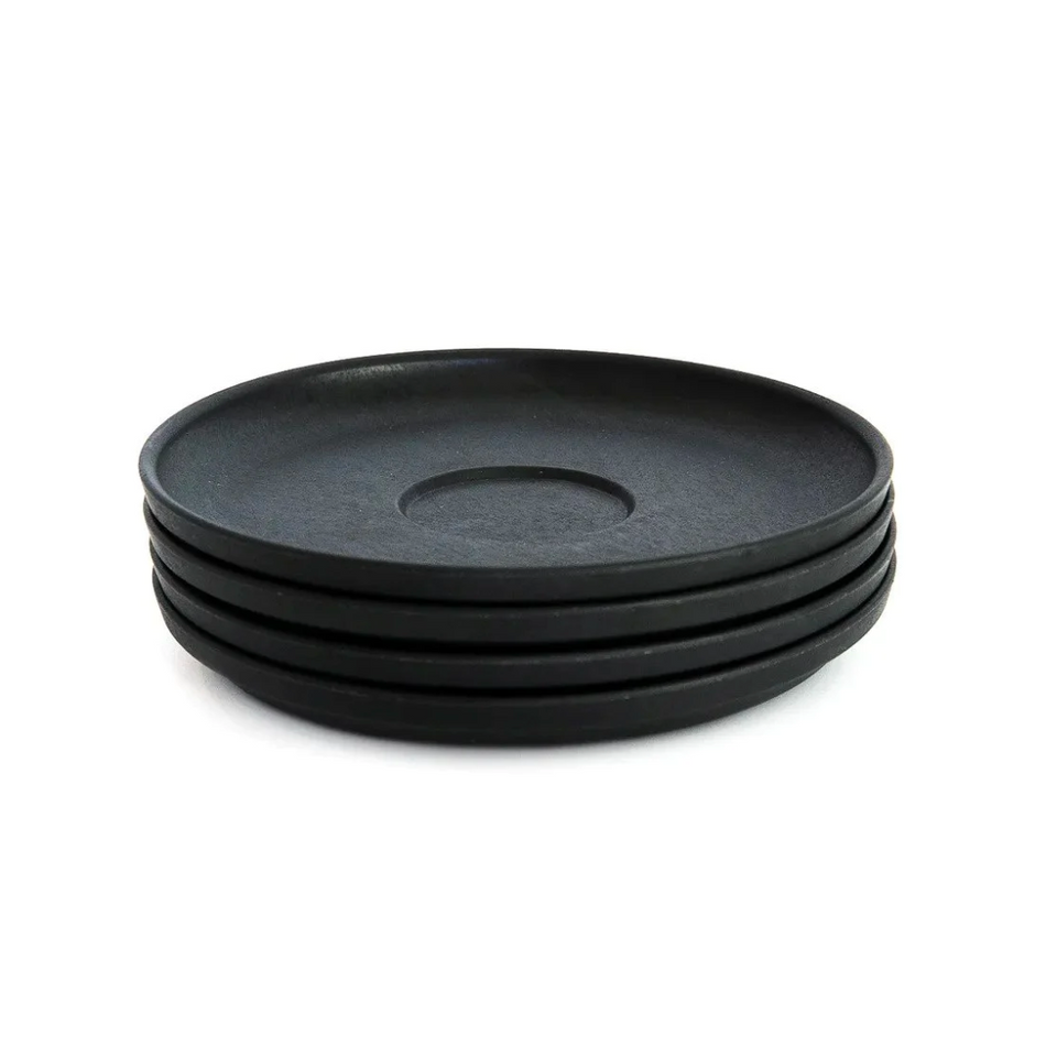 Charcoal Coffee Cup 90ml (3oz) Saucers