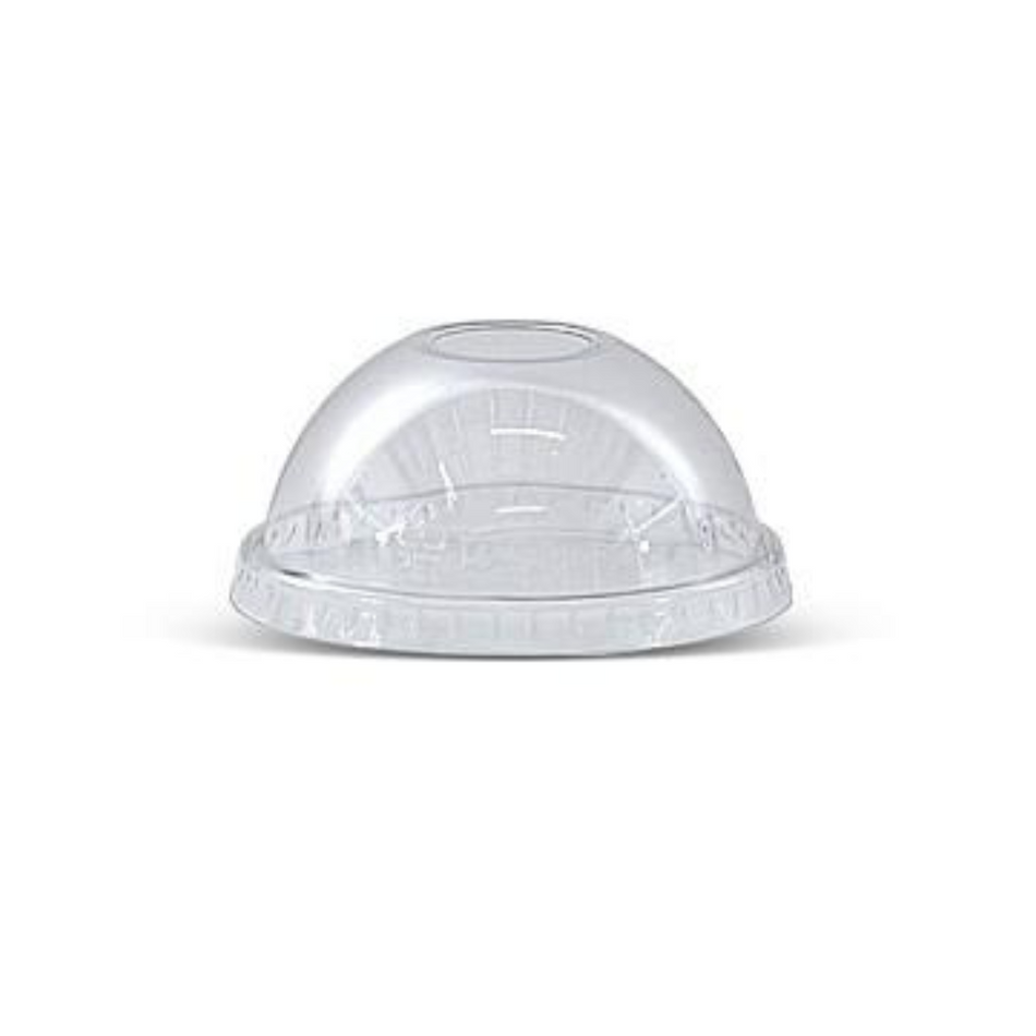 Clear Die-Cut PET Cold Cup Dome Lid (⌀84mm)