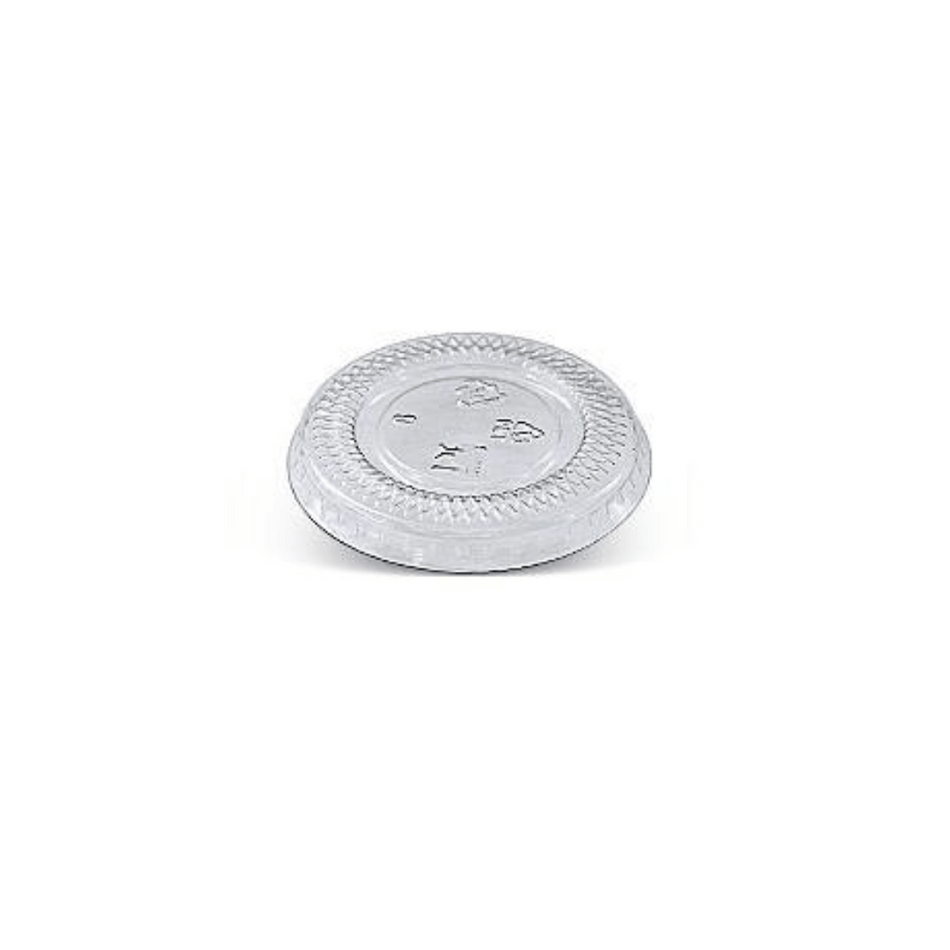 Clear PET 1oz Flat Sauce Lid (ø45mm)