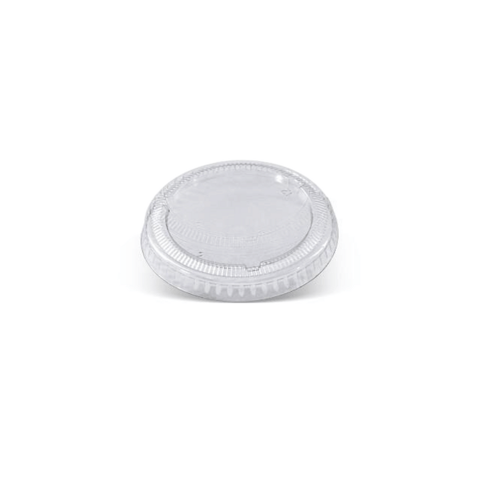 Clear PET 2oz Flat Sauce Lid (ø62mm)