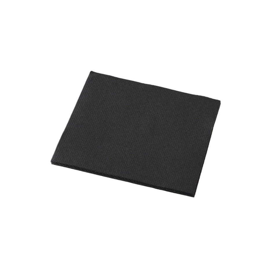 Black Quilted Cocktail 240x240mm Cocktail Napkins