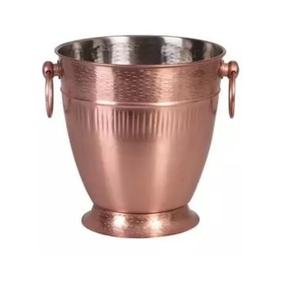 Copper Ribbed Champagne Bucket