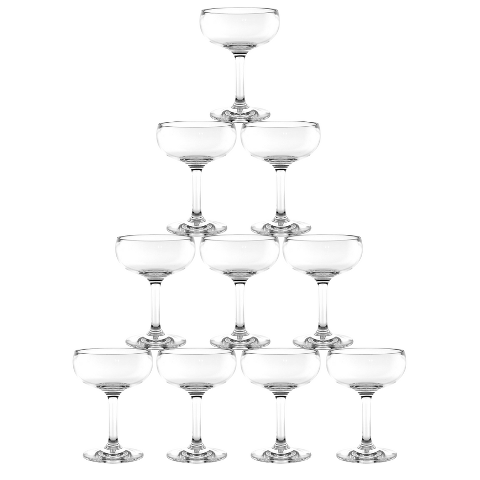 Polycarbonate Classic Coupe Champagne Tower