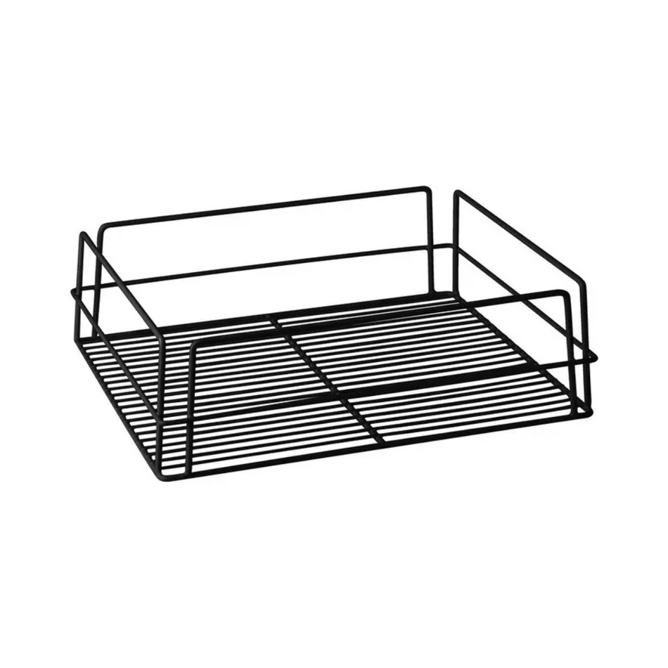 Black PVC Glass Basket 435x355x125mm