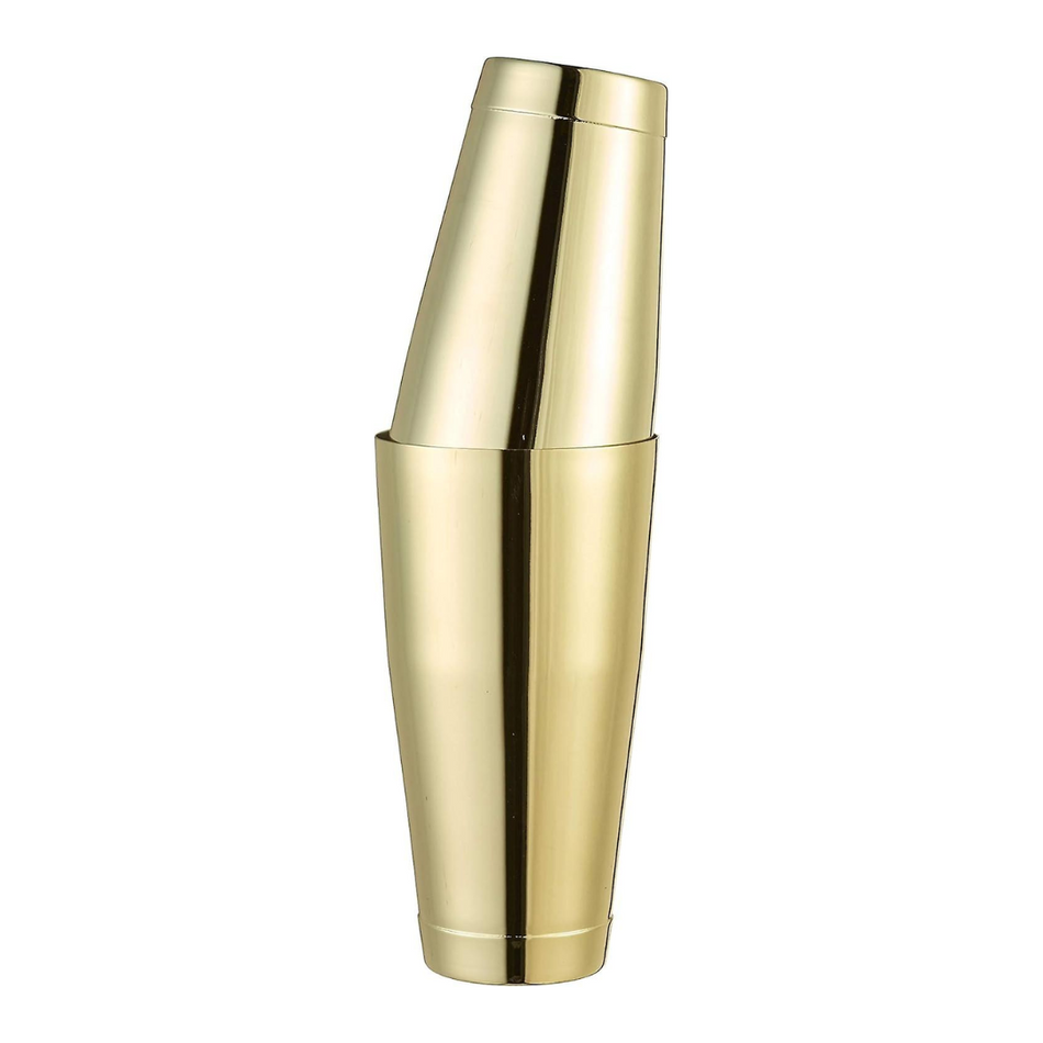 Gold Boston Tins Cocktail Shaker