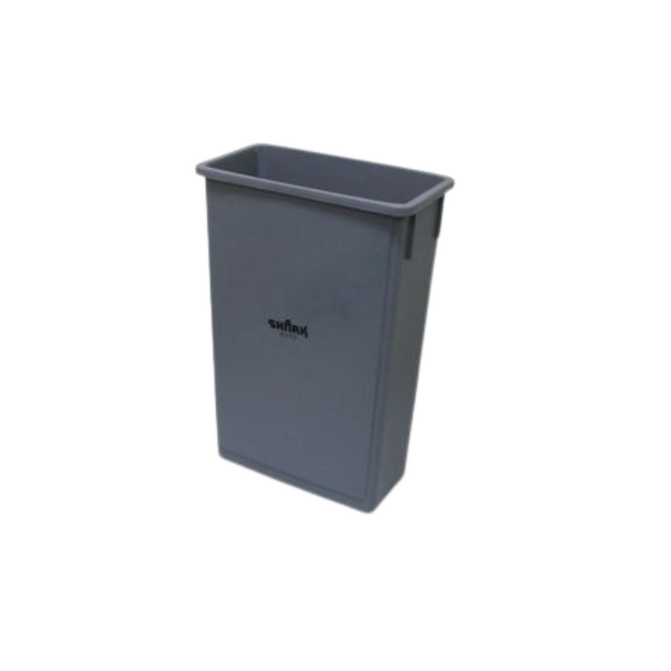 Grey No Lid 65L Shark Bin