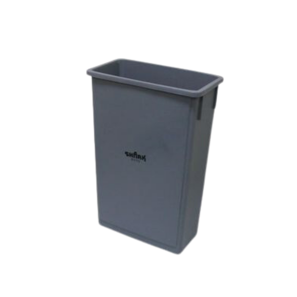 Grey No Lid 90L Shark Bin