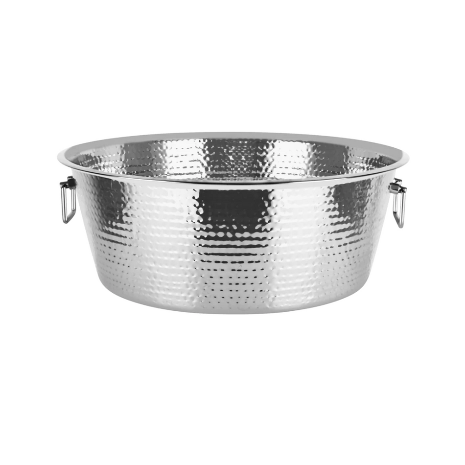 Stainless Steel Hammered Beverage Tub 245x530mm