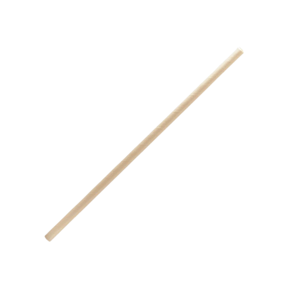 Regular Kraft Brown 197x6mm Paper Straw