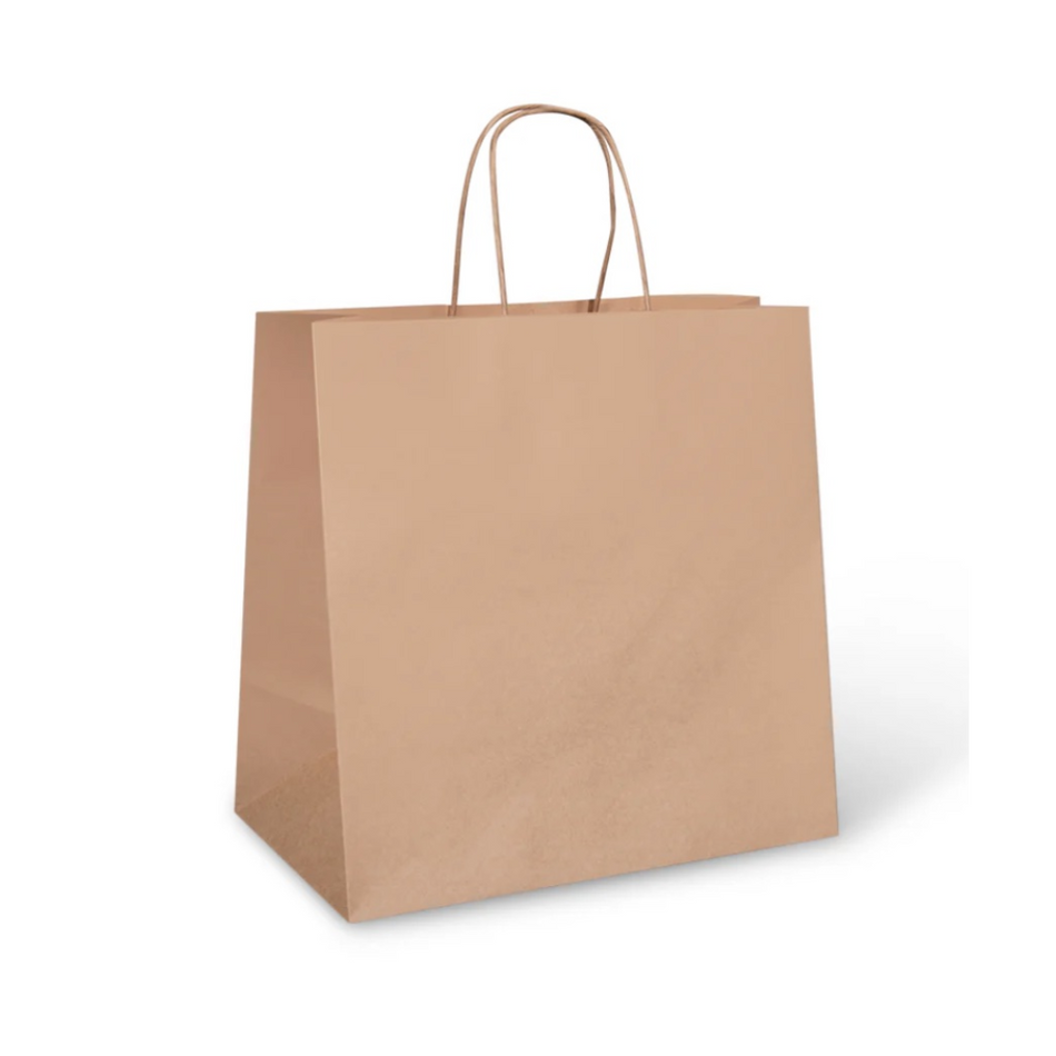 Kraft Takeaway Paper Bag 305x305x170mm