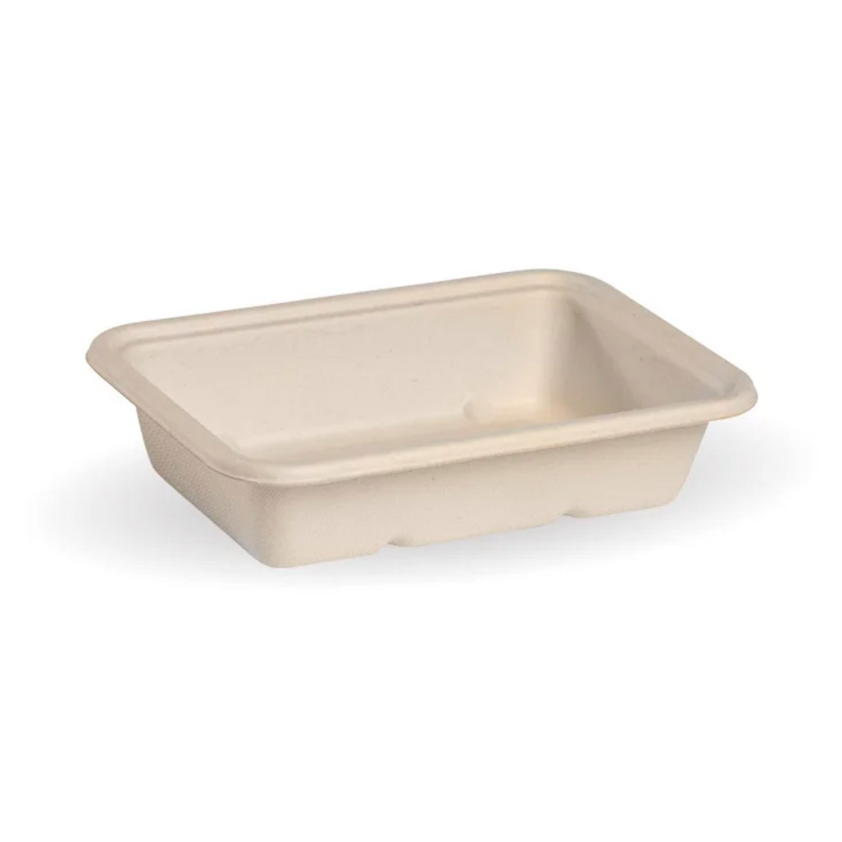 Natural Plant Fibre 500ml Takeaway Container 180x124mm