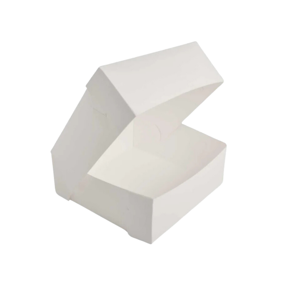 White Premium Cake Box 10x10x4"