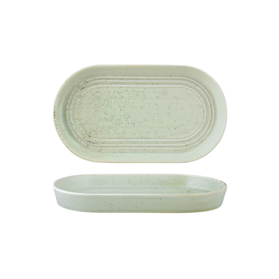 Pistachio Oval Serve Platter 240x135mm