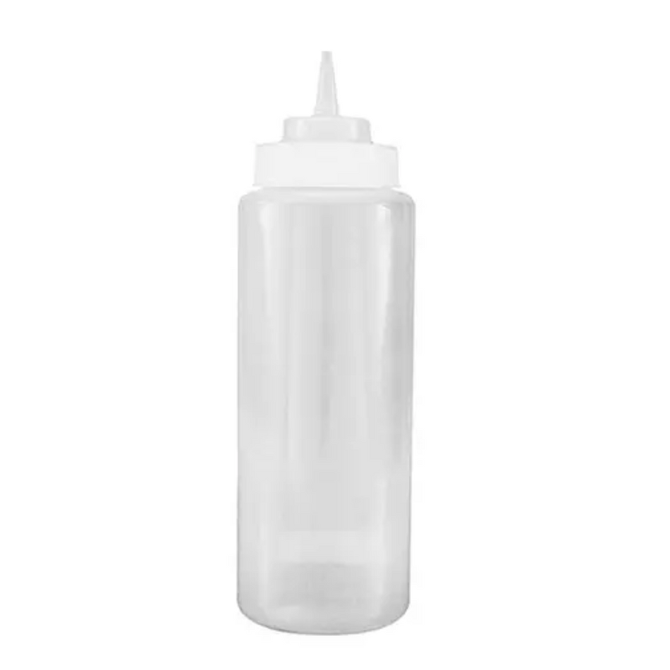 Plastic Squeeze 1L Clear Bottle