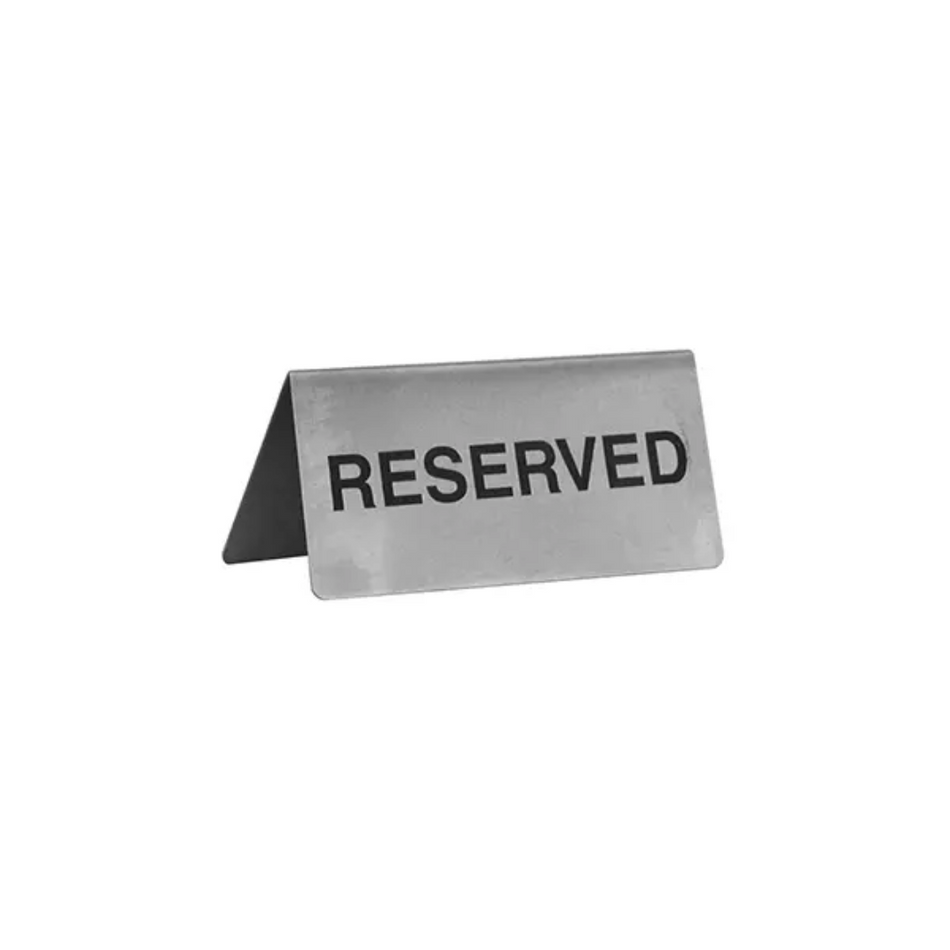 Reserved Table Sign A-Frame 100x43mm