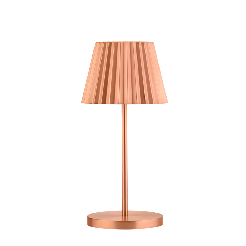 Dominica Copper Cordless LED Table Lamp