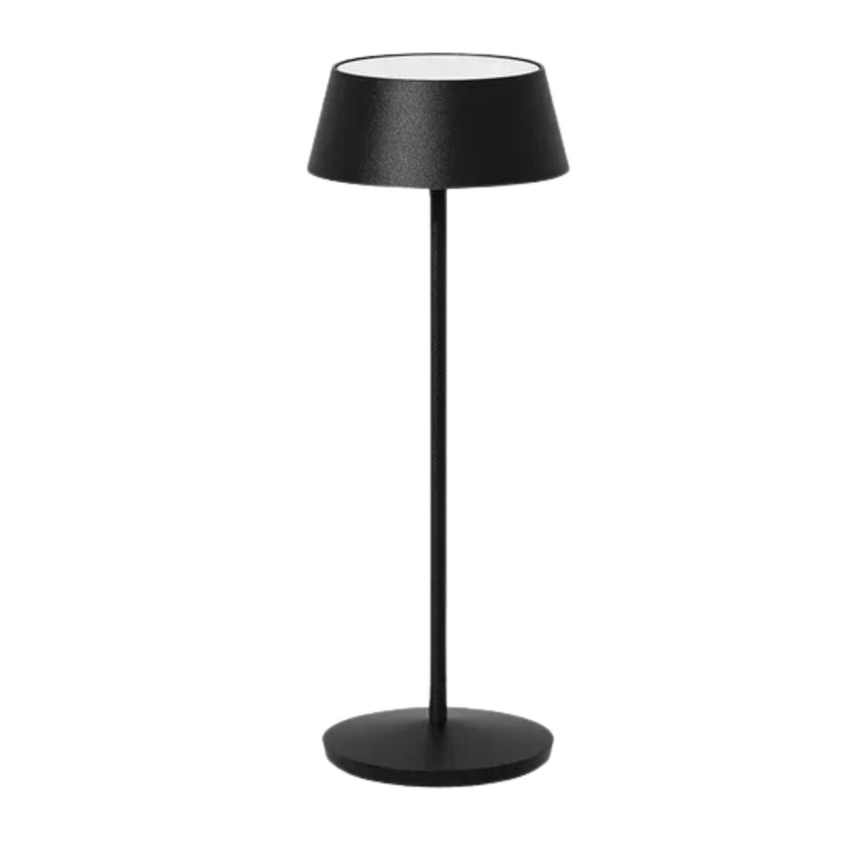 Matte Black Saturn 300mm Cordless LED Lamp