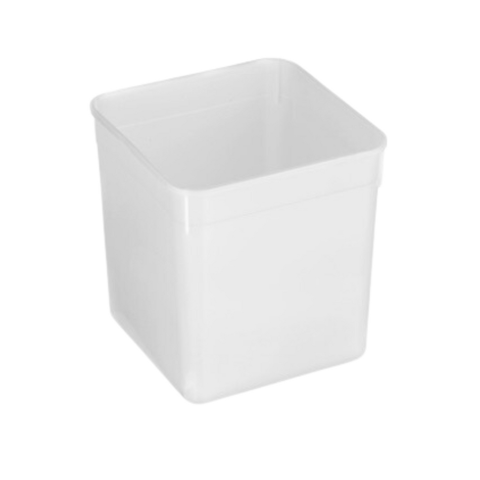 Square PP Microwavable 4.5L Container with Lid 175x175x189mm