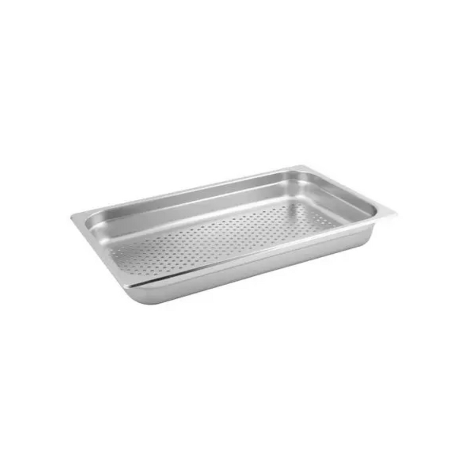 Stainless Steel 1/1 Perforated 65mm Steam Pan